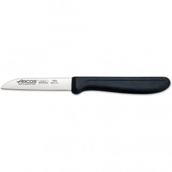 Arcos Genova - Cuchillo Mondador de 80 mm con Mango de Fibra Negra