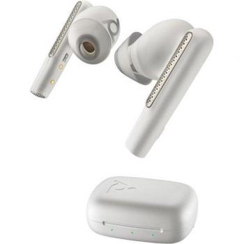 Auriculares Poly Voyager Free 60 UC color Arena con estuche de carga y adaptador BT700 USB-A