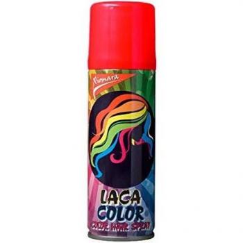 Laca Capilar Color Rojo 125 ml La Fiesta de Xiomara - Spray para Cabello con Rápida coloración y Fácil Lavado