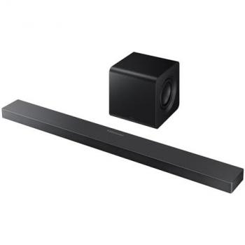 Barra de sonido Samsung HW-QS700F, 3.1.2 canales, subwoofer inalámbrico de 6,5 pulgadas, Dolby Atmos y DTS:X, Bluetooth, negro