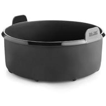 Recipiente Redondo de Silicona Platino 100% para Freidora de Aire - 20x20x7 cm - Antiadherente y Resistente de -60°C a 230°C