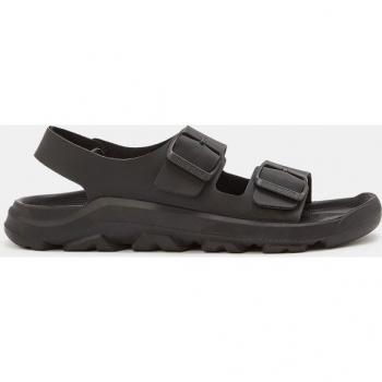 Sandalia Birkenstock Mogami Negro, Dos Hebillas y Tira Trasera