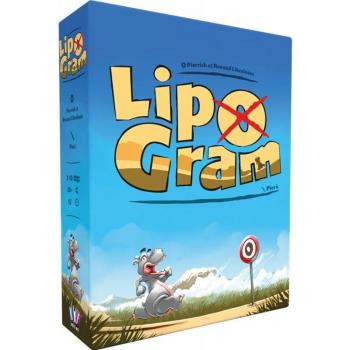 Juego de mesa Lipogram - Asmodee - Adivina la palabra - Aplicación incluida para más niveles de juego