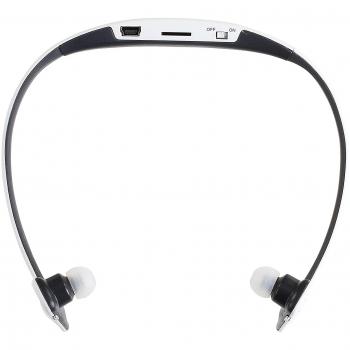 Clip Sonic TES124W - Auriculares deportivos multifuncionales, Bluetooth, blanco