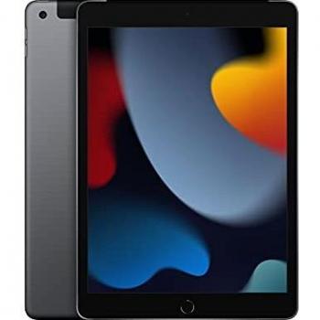 Apple iPad 10.2 (2021) 9th Generación, WiFi + Cellular, A13 Bionic, 256GB - Gris Espacial
