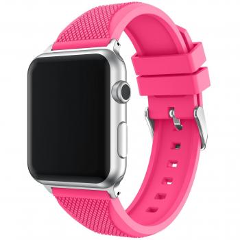 para Apple watch Correa 42mm, TOPsic Nuevo Silicona suave de estilo deportivo Reemplazo iWatch Correa Wristband para Apple Reloj de pulsera Serie 3, Serie 2, Serie 1, Deporte, Edición
