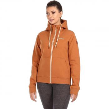 Kilpi Rajana Women's Brown Cotton Hoodie