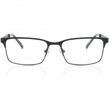 Gafas Anti-Azules Rectangulares Metálicas Negras Armazón Completo para Hombre - SmartBuy Collection