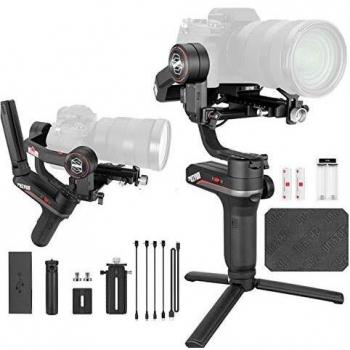 Zhiyun WEEBILL S Estabilizador Gimbal Palmar de 3 Ejes para cámaras Mirrorless, Smartphone, Motor Mejorado del 300% en comparación con Zhiyun Weebill Lab, Soporte máximo 3 kg