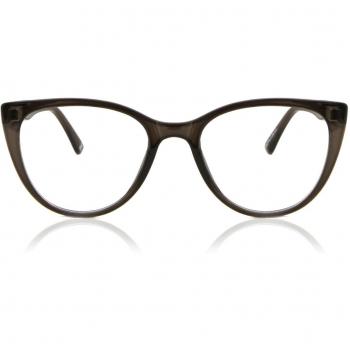 Cat Eye Armazón Completo Plástico Grises Gafas Recetadas para Mujer - Gafas Anti-Azules - SmartBuy Collection