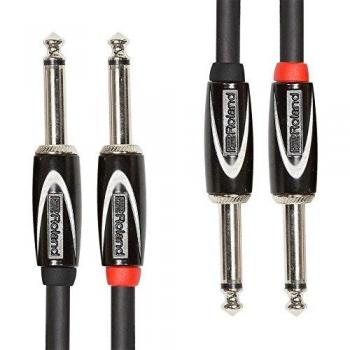 Cable de interconexión de la serie Black de Roland — Conectores de 1/4 de pulgada, 1 m de longitud - RCC-3-2814