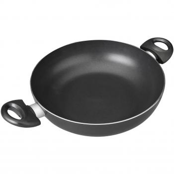 Sartén Honda Indubasic de 36 Cms con Dos Asas en Aluminio, Apta para Todas las Cocinas - IBILI 405636