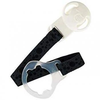 Twistshake 78103 - Cadena para chupete, color negro