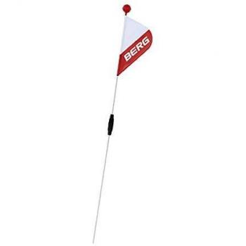 Bandera de Seguridad XS para Kart GO2 - Blanco/Rojo Berg Toys