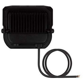 Proyector LED Flood de 50W, Luz Cálida 3000K, IP65, Ángulo de 100 Grados, Negro