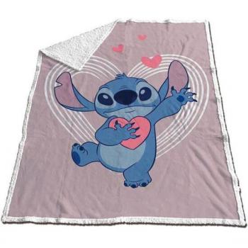 Manta Coralina Sherpa Stitch Disney New Import