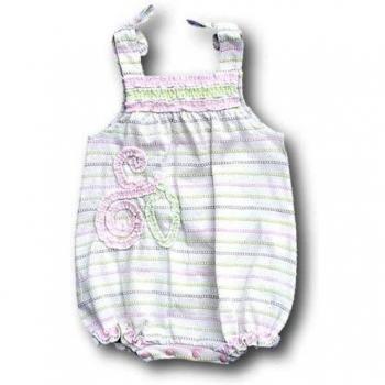 Pomme Framboise París Tuileries, conjuntos de corto de burbuja Blanco, Babies blanco roto blanco Talla:1-3 months