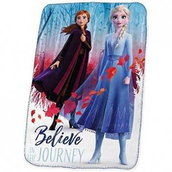 Disney Frozen Silk Touch 2 Referencia KD Mantas para Cama Colchas y cubrecamas Textiles del hogar Unisex Adulto, Multicolor