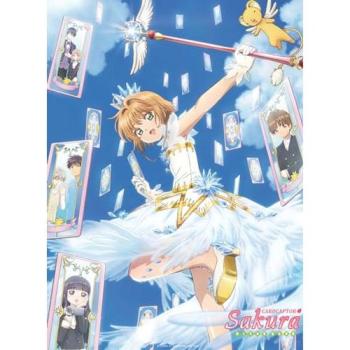 Póster Cardcaptor Sakura con Sakura y Cartas - 52x38 cm