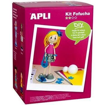 Kit de Creación Muñeca Fofucha APLI Kids en Goma Eva
