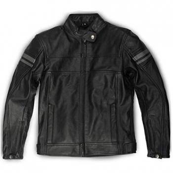 Chaqueta de moto OJ LEGEND para mujer, piel desenfundable con protecciones 2XL