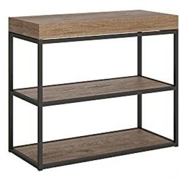 Consola extensible 90x40/196 cm Plano Small Premium Roble Nature Estructura Anthracita