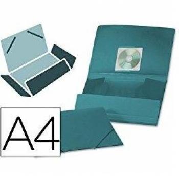 Liderpapel Carpeta Gomas Solapas 38723 Polipropileno Din A4 Verde