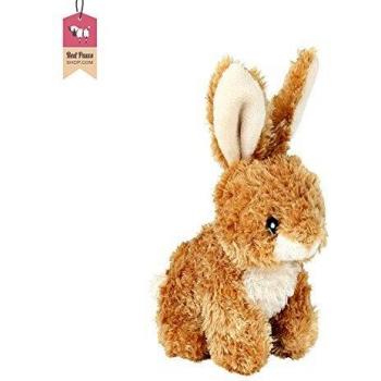 Peluche Suave de Conejos Trixie, 15 cm - Juguete de Felpa para Perros con Diseño de 4 Conejos