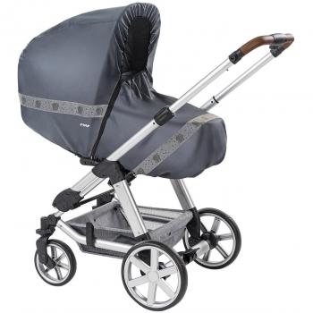 Funda impermeable 2 en 1 para capazo y silla de paseo Reer RainSafe Classic+