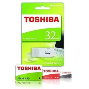 Toshiba Hayabusa - Unidad Flash USB 2.0, Capacidad de 32 GB, Color Blanco