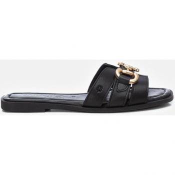 Sandalia Carmela 161570-02 Piel Negro de Mujer
