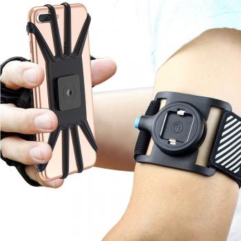 Brazalete Deportivo, Bovon Brazalete Deportivo Desmontable para iPhone XS Max XR 8 7 Plus 6S Plus, Cara Abierta para Control de Pantalla Táctil, Senderismo Brazalete para Correr para Galaxy S9 Note 9