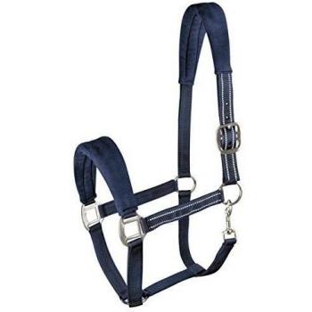 Cabestro Waldhausen Alcantara Negro para Caballos de Sangre Caliente (WB)