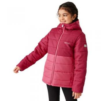 Regatta Kids Insulated Water-Repellent Jacket - Deep Pink/Hot Pink, Size 14 Years