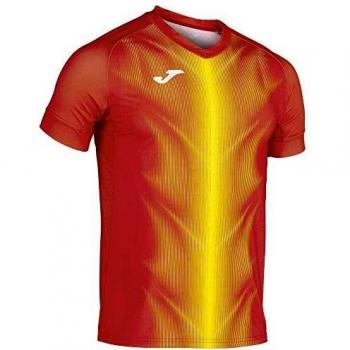 Joma Olimpia Camisetas, Hombre, Rojo/Amarillo, L