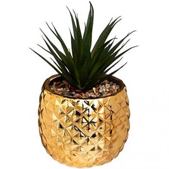 Planta Artificial de Cerámica en Forma de Piña para Decoración de Interiores Atmosphera
