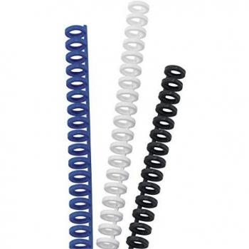 GBC ClickBind 387357E - Canutillo Clic, 16 mm, 145 Hojas de Capacidad, A4, 34 Bucles, Negro, 50 unidades