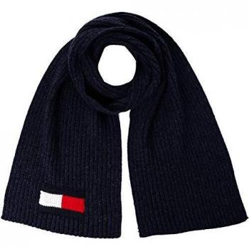 Tommy Hilfiger Big Flag Scarf Bufanda, Azul