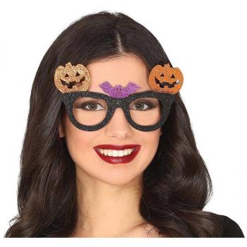 Guirca Gafas Negras con Calabazas y Murciélago