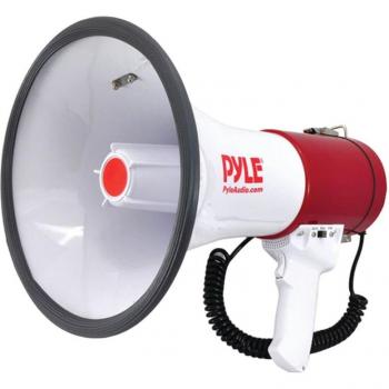 PYLE PMP52BT 50-Watt Bluetooth Megaphone Bullhorn with Siren