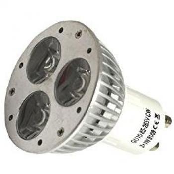 DICROICA GU-10 3x1W 220V BLANCA FRIO 60º