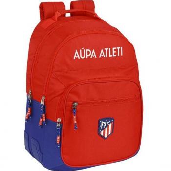Mochila Doble con Adaptador para Carro Atlético de Madrid - Safta 32x15x42cm