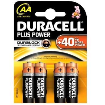 Duracell Duralock AA x 4 Plus Power