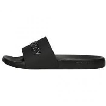 Chanclas Vegan Superdry con Logo Negro para Mujer, Talla 38-39
