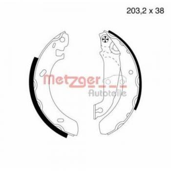 Kit de zapatas de freno METZGER MG 539