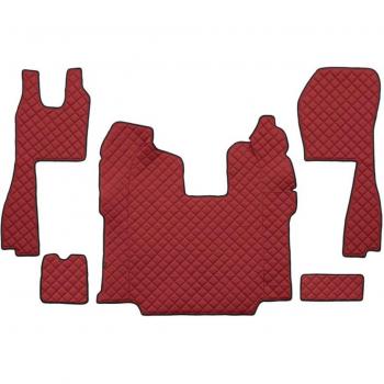 Alfombra moldeada F-CORE FL10 RED - Alfombrillas de alta calidad, diseño moderno, material resistente y duradero, fácil de limpiar, antideslizante, ideal para uso en interiores y exteriores