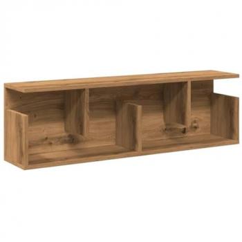 Muro móvil 100x20x30 cm multicapa madera artesanal, Mueble de pared madera ingeniería roble artisian 100x20x30 cm Vidaxl Marrón, vidaXL Mueble de pared madera ingeniería roble artisian