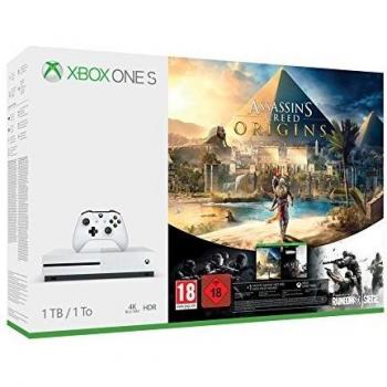 Xbox One S - Consola 1 TB Assassin's Creed Origins + Tom Clancy’s Rainbow Six Siege
