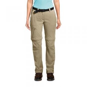 Maier Sports Women's Convertible Hiking Pants Nata - Breathable, Regular Fit, 3 Pockets, Coriander