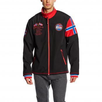 Nebulus Maverik Chaqueta Softshell para Hombre Negro Negro Talla:Small